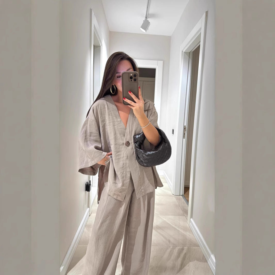 Damen lässige und zeitlose Überwurfjacke R&B