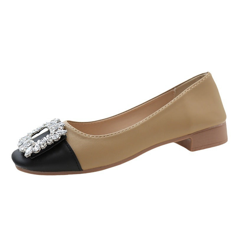 Damen Elegante Ballerinas mit funkelndem Schmuckdetail R&B