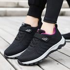 Damen Atmungsaktive Sport-Schuhe mit Klettverschluss und rutschfester Sohle R&B