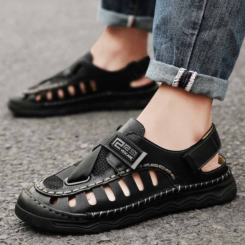 Damen Atmungsaktive Freizeitsandalen mit verstellbarem Klettverschluss und anatomischer Fußbettung R&B