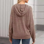 Damen Oversized Kapuzenpullover mit strukturiertem Design R&B