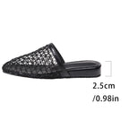 Damen offene Slipper mit eleganten Netzdetails R&B