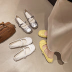 Damen Ballerinas mit schickem Riemchen und glamourösen Details R&B