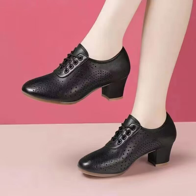 Damen Elegante und atmungsaktive Halbschuhe mit modischem Lochdesign R&B