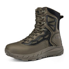 Herren robuster Tactical Stiefel mit verstärktem Knöchelschutz und atmungsaktiver Membran R&B
