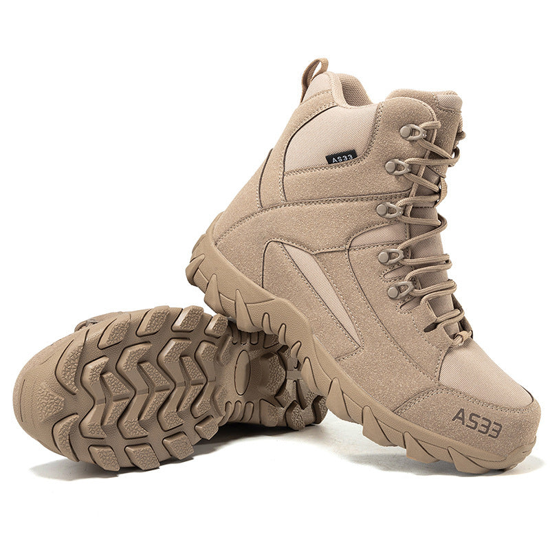 Herren Multifunktionale Tactical-Boots mit hohem Knöchelschutz und rutschfester Sohle R&B