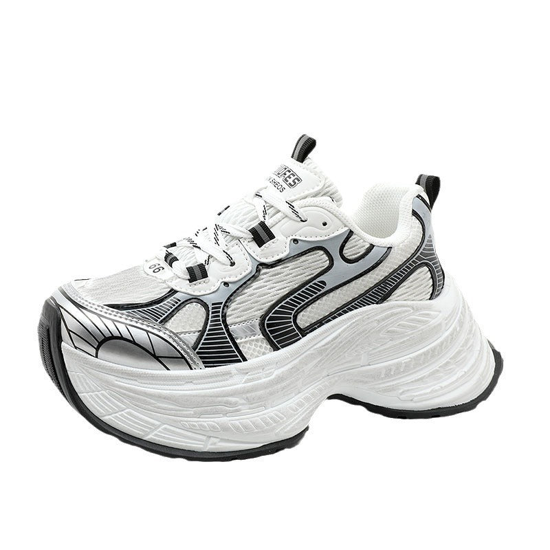 Damen Chunky Sneakers mit dämpfender Laufsohle und modischem Design R&B