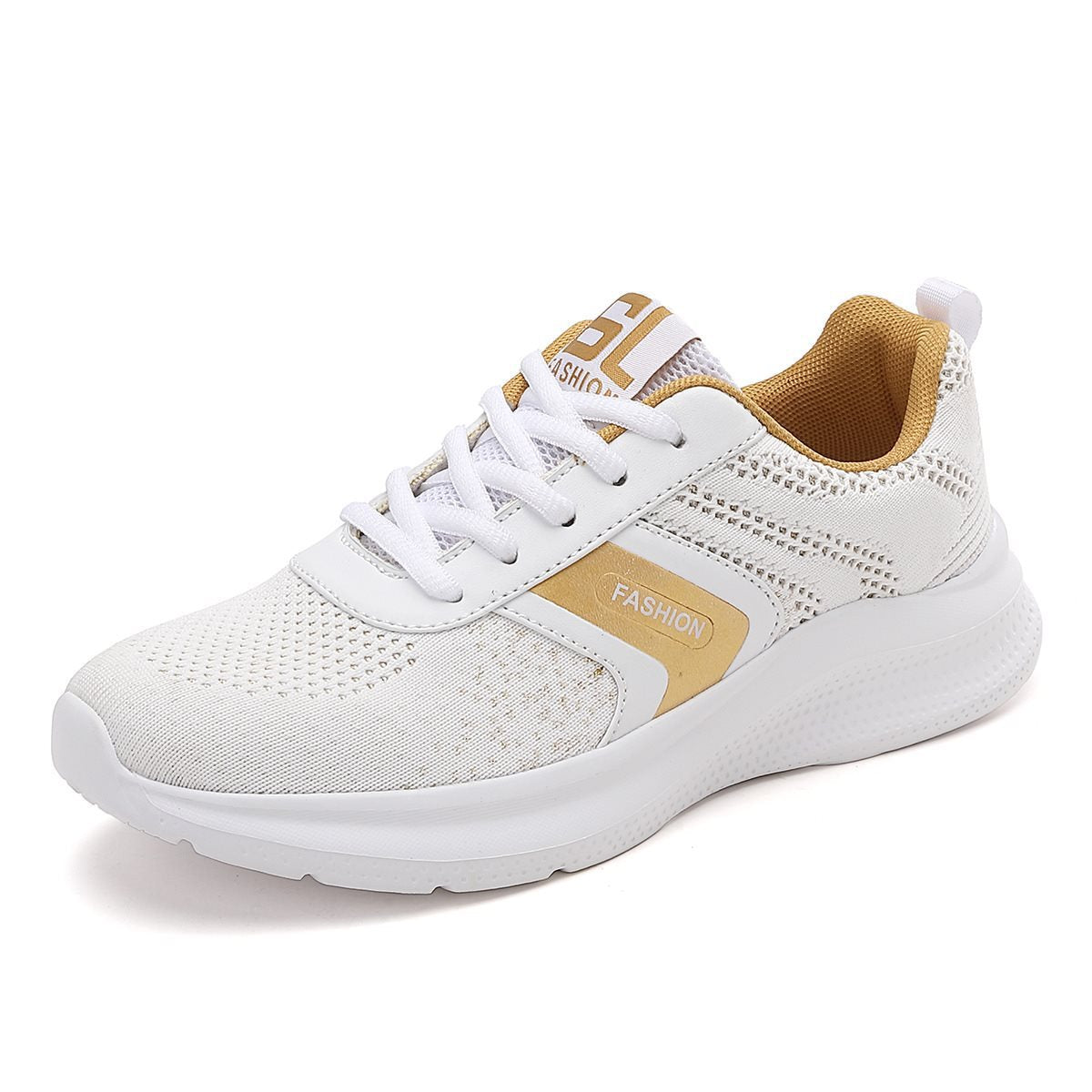Damen Sneaker mit atmungsaktivem Obermaterial und rutschfester Sohle
