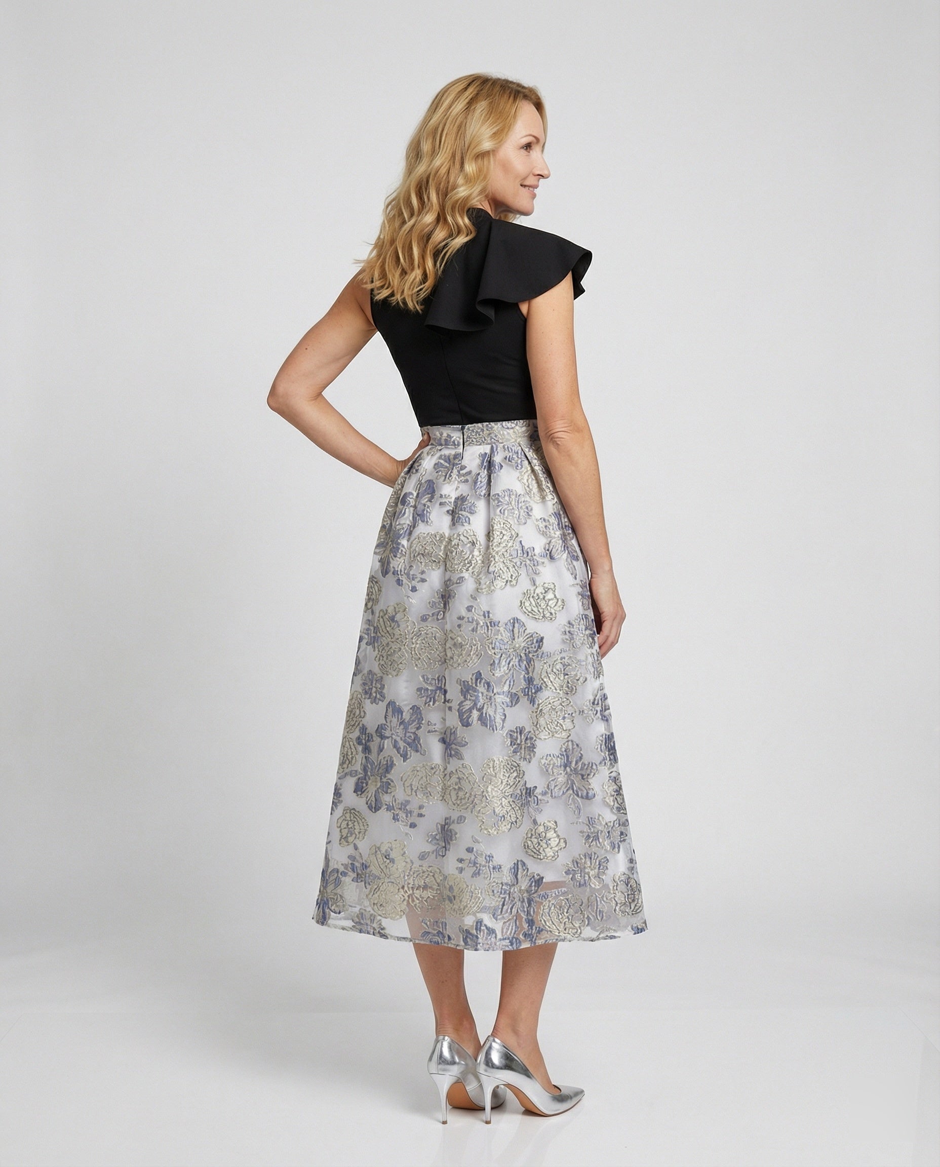 Damen Abendkleid elegant mit Tüllrock