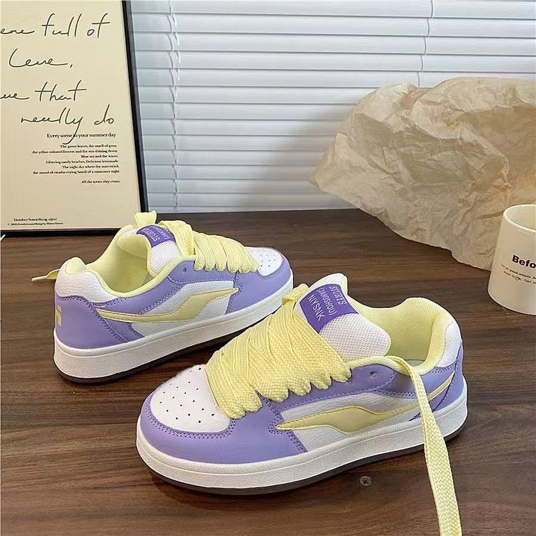 Damen Sportliche Sneakers mit atmungsaktivem Mesh und dämpfendem Sohlenprofil R&B