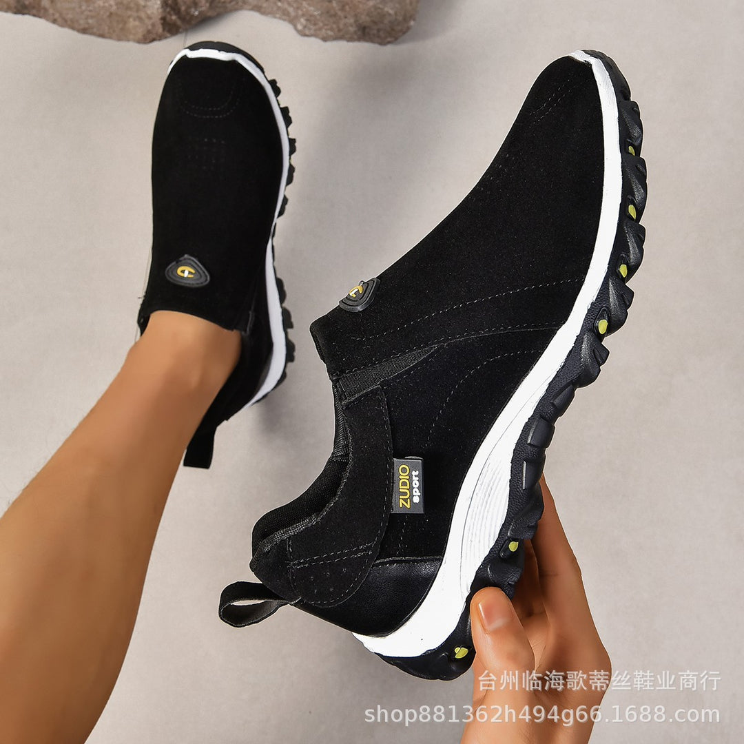Damen Atmungsaktive Outdoor-Sneaker mit elastischem Einschlupf und rutschfester Sohle R&B
