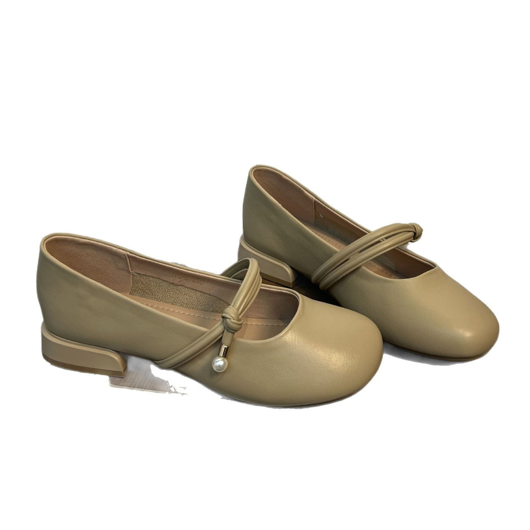 Damen elegante Ballerinas mit stilvollem Riemen und komfortablem Fußbett R&B