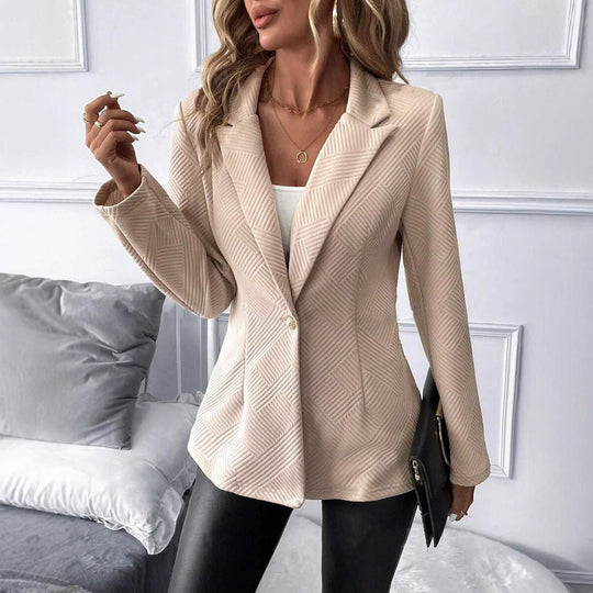 Damen Blazer mit strukturiertem Design und modischen Akzenten R&B