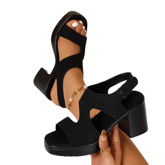 Damen Wedge-Sandaletten mit komfortablem Fußbett und elegantem Design R&B
