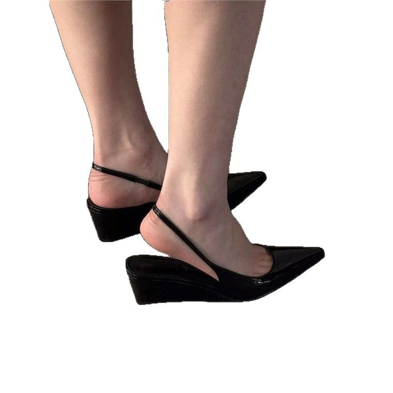 Damen Slingback High Heel Schuhe mit spitzem Design R&B