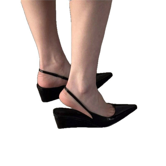 Damen Slingback High Heel Schuhe mit spitzem Design R&B