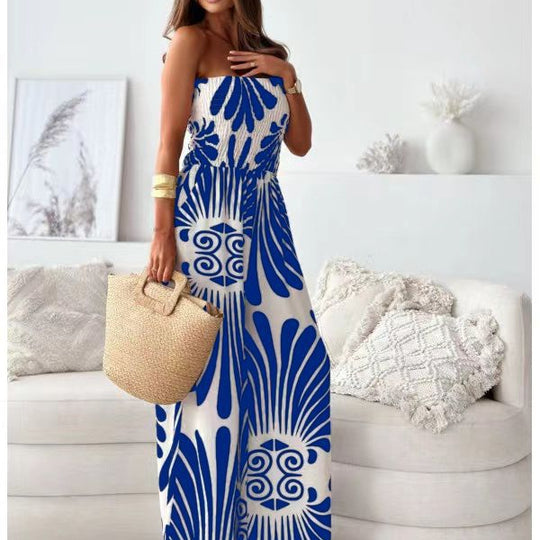 Damen Sommer Jumpsuit mit floralem Design R&B