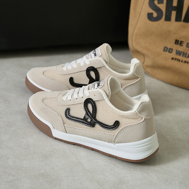Damen Sportliche Sneaker mit atmungsaktiver Mesh-Oberfläche und rutschfester Sohle R&B
