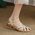 Damen Riemchen-Sandalen mit elegantem Flechtdesign und komfortablem Fußbett