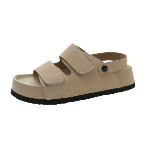 Damen Komfortable Velours-Sandalen R&B
