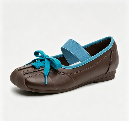 Damen sportliche Sneakers mit verstellbarem Riemen R&B