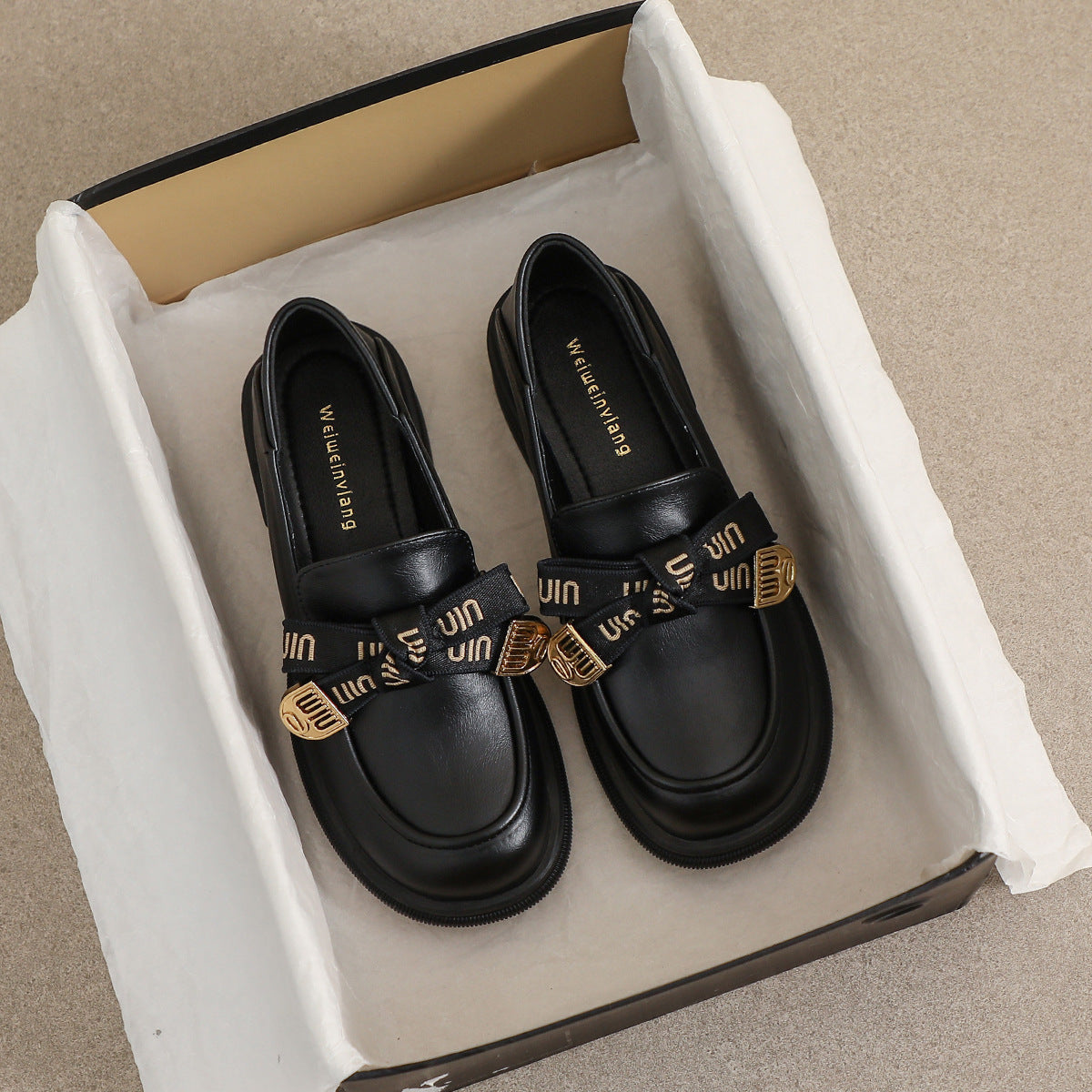 Damen Loafer mit elegantem Schleifen-Detail und bequemem Fußbett