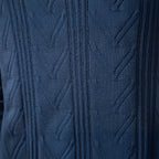Herren Pullover mit V-Ausschnitt und strukturiertem Design