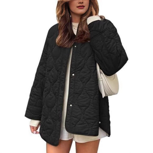 Damen Lässige Steppjacke mit praktischen Taschen und lässigem Schnitt R&B