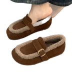 Damen Hauschuhe mit komfortablem Kunstfellrand R&B