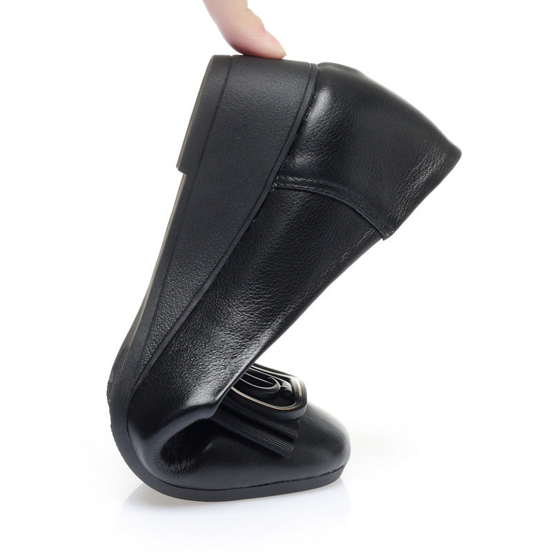 Damen Wedge-Pumps mit dekorativem Schmuckdetail und komfortablem Fußbett R&B