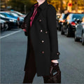 Damen trenchcoat mit doppelter Knopfleiste R&B