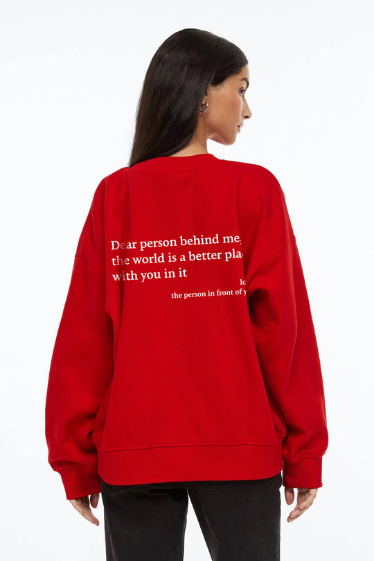 Damen Sweatshirt mit inspirierendem Schriftzug R&B