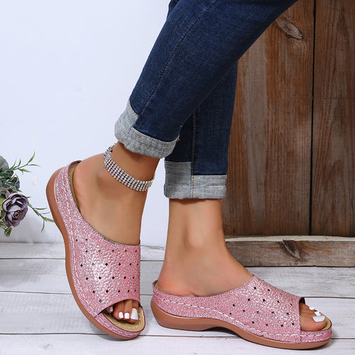 Damen Clogs mit perforiertem Obermaterial und ergonomischer Fußbettung R&B