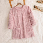 Damen Kuscheliges Sweatshirtkleid R&B