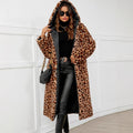 Damen Felljacke im Leopardenmuster R&B