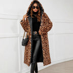 Damen Felljacke im Leopardenmuster R&B