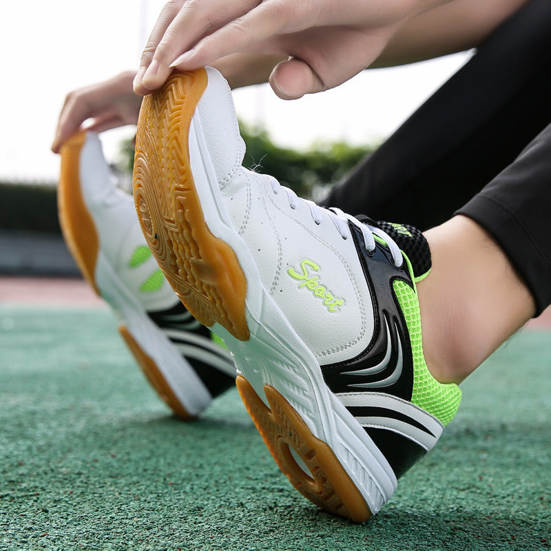 Damen Sportliche Hallenschuhe mit rutschfester Sohle und atmungsaktivem Mesh