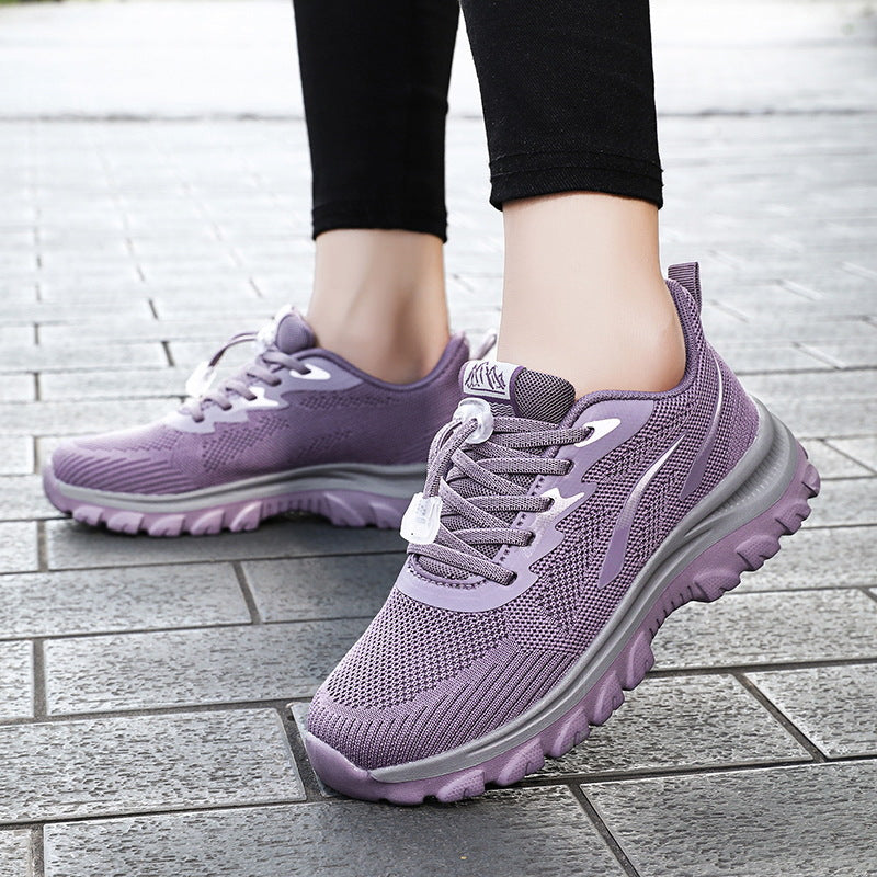 Damen Sportliche Laufschuhe mit dynamischer Schnellschnürung und atmungsaktivem Obermaterial R&B