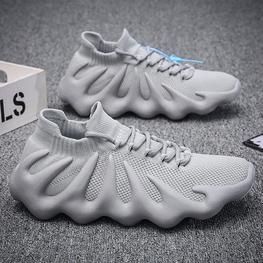 Damen atmungsaktive Freizeitsneaker mit elastischem Kragen und innovativem Sohlen-Design R&B
