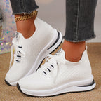 Damen Atmungsaktive Lauf-Sneaker mit flexiblem Obermaterial