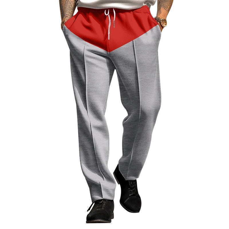 Herren Sportliche Jogginghose mit Kontrastdetails und verstellbarem Kordelzug R&B