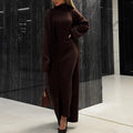 Damen Strick Kleid mit Longcardigan R&B