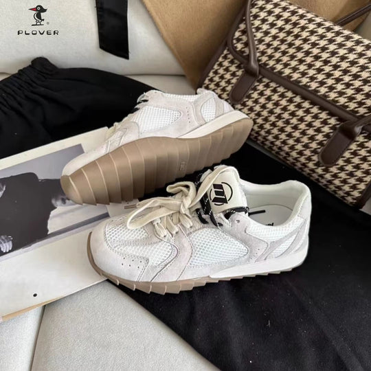 Damen Sportliche Sneakers mit atmungsaktiver Mesh-Oberfläche und stabiler Laufsohle R&B