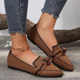 Damen Ballerinas mit schickem Schleifen-Detail und stabiler Sohle R&B