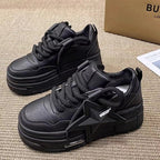 Damen Modische Sneakers mit auffälligem Sternen-Design und bequemer Sohle R&B