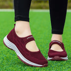 Damen Leichte und bequeme Sportpumps mit elastischem Obermaterial R&B