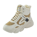 Damen Warme High-Top Sneakers mit isolierendem Innenfutter und rutschfester Sohle R&B