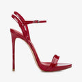Damen elegante High Heel Sandalen mit verstellbarem Riemendesign R&B