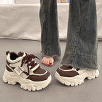 Damen Plattform Sneakers mit modischem Design und bequemer Dämpfung R&B