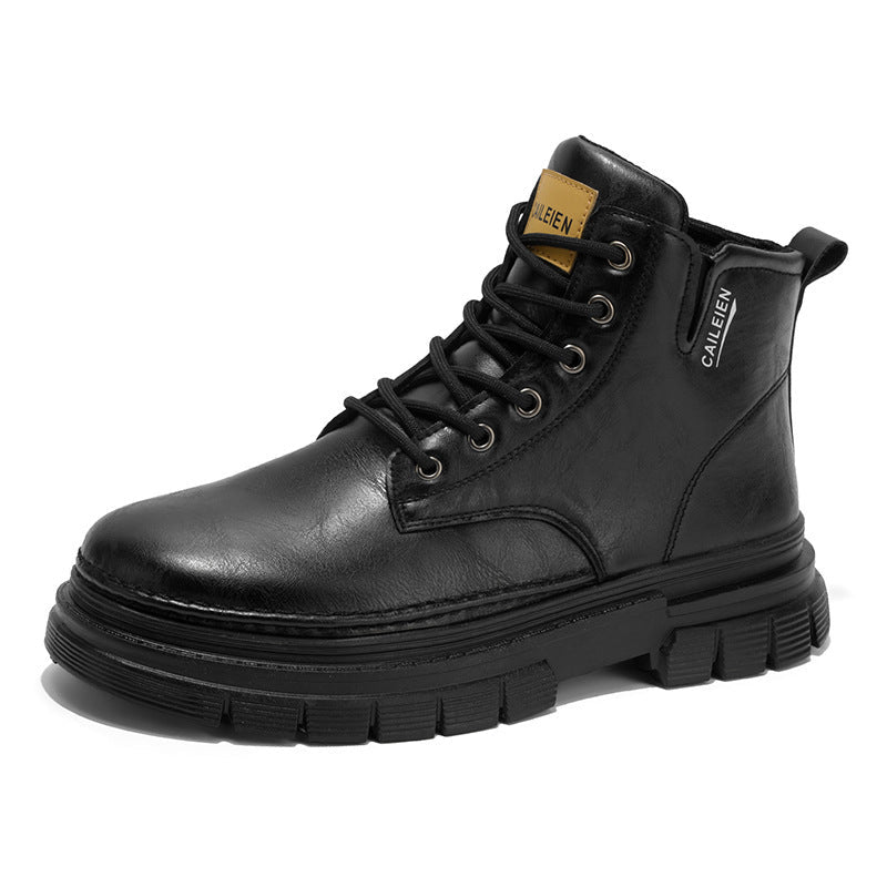 Herren Höhenverstellbare Stiefel mit rutschfester Sohle und warmem Innenfutter